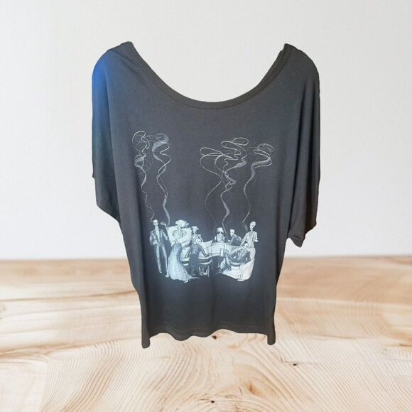 WOMENS SKELETON TSHIRT - Picture 1 of 4